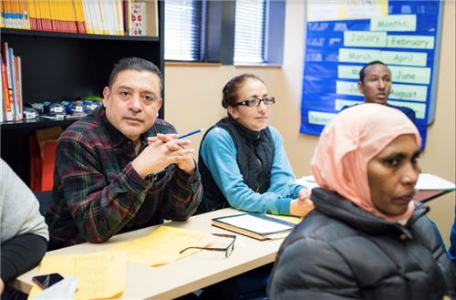 Students learn what they need to take the GED test Students learn what they need to take the GED test